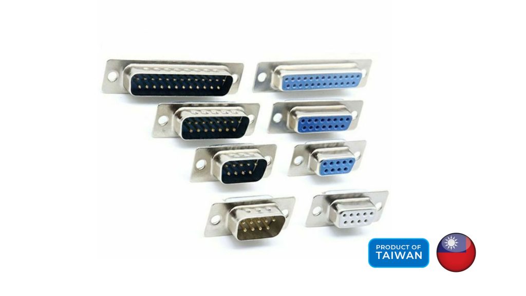Parallel port connector db9, db15,+db25 db26 db44