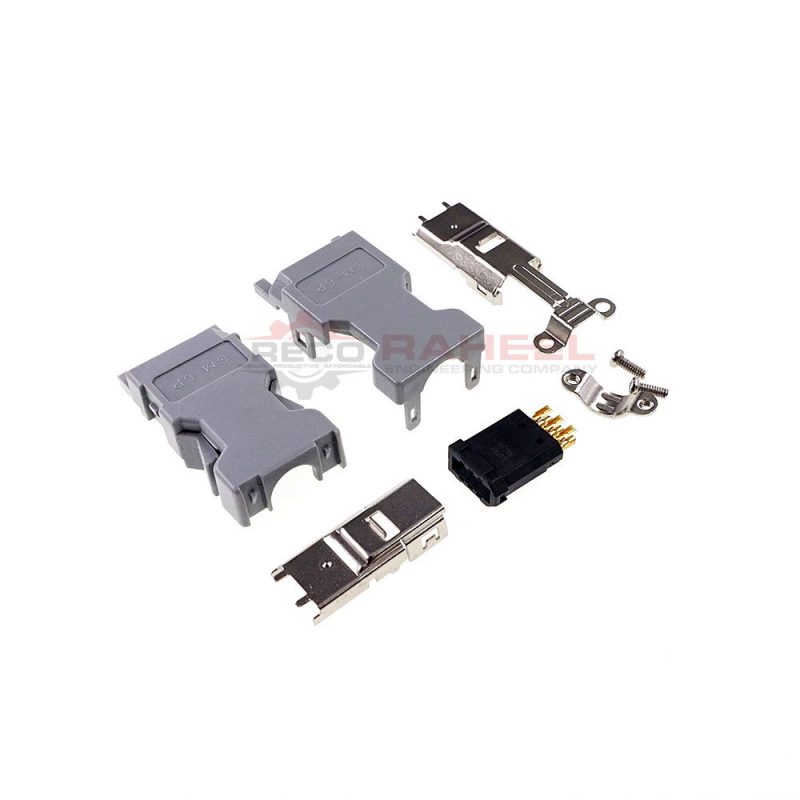 Female Connector 6 Pin firewire IEEE 1394 for Yaskawa for Panasonic Servo Motor Encoder 6 P SM-6E Cross Molex 54280-0609