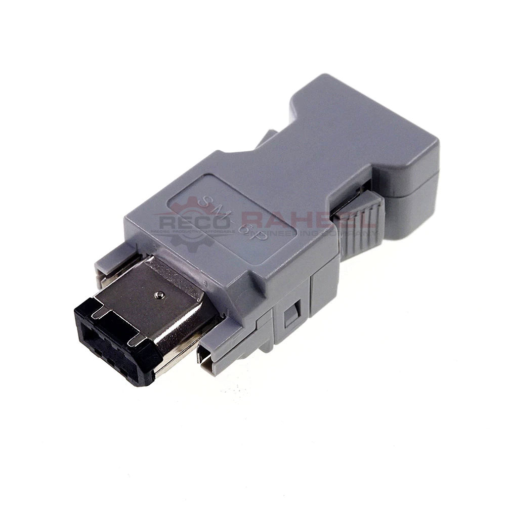 Female Connector 6 Pin firewire IEEE 1394 for Yaskawa for Panasonic Servo Motor Encoder 6 P SM-6E Cross Molex 54280-0609