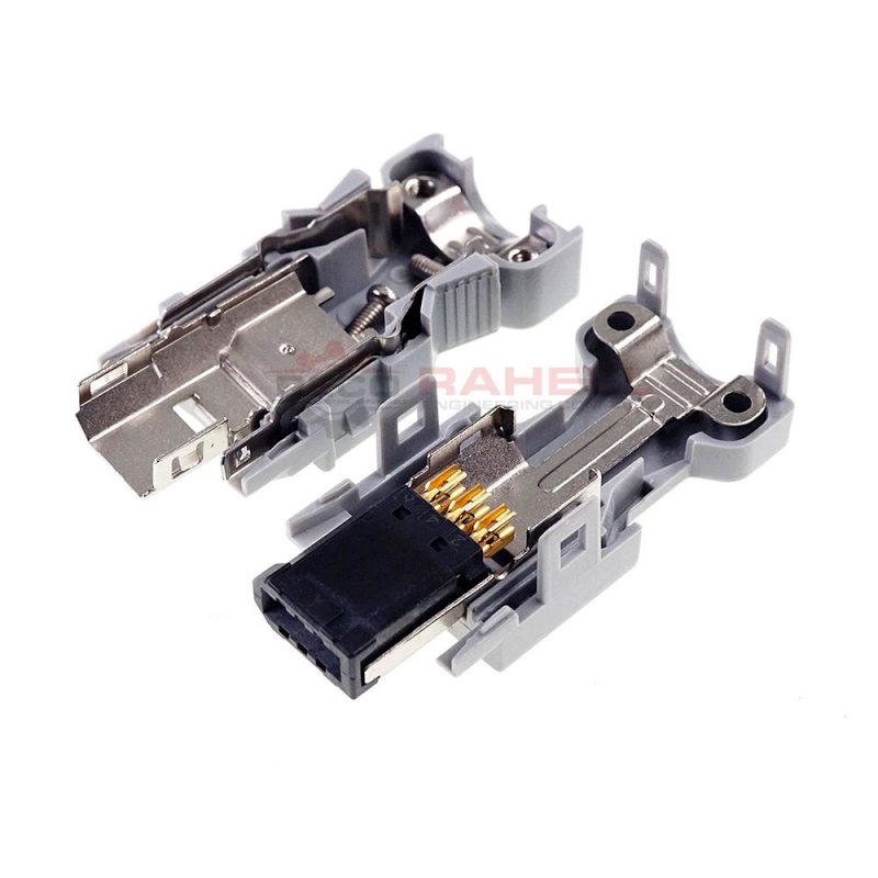 Female Connector 6 Pin firewire IEEE 1394 for Yaskawa for Panasonic Servo Motor Encoder 6 P SM-6E Cross Molex 54280-0609